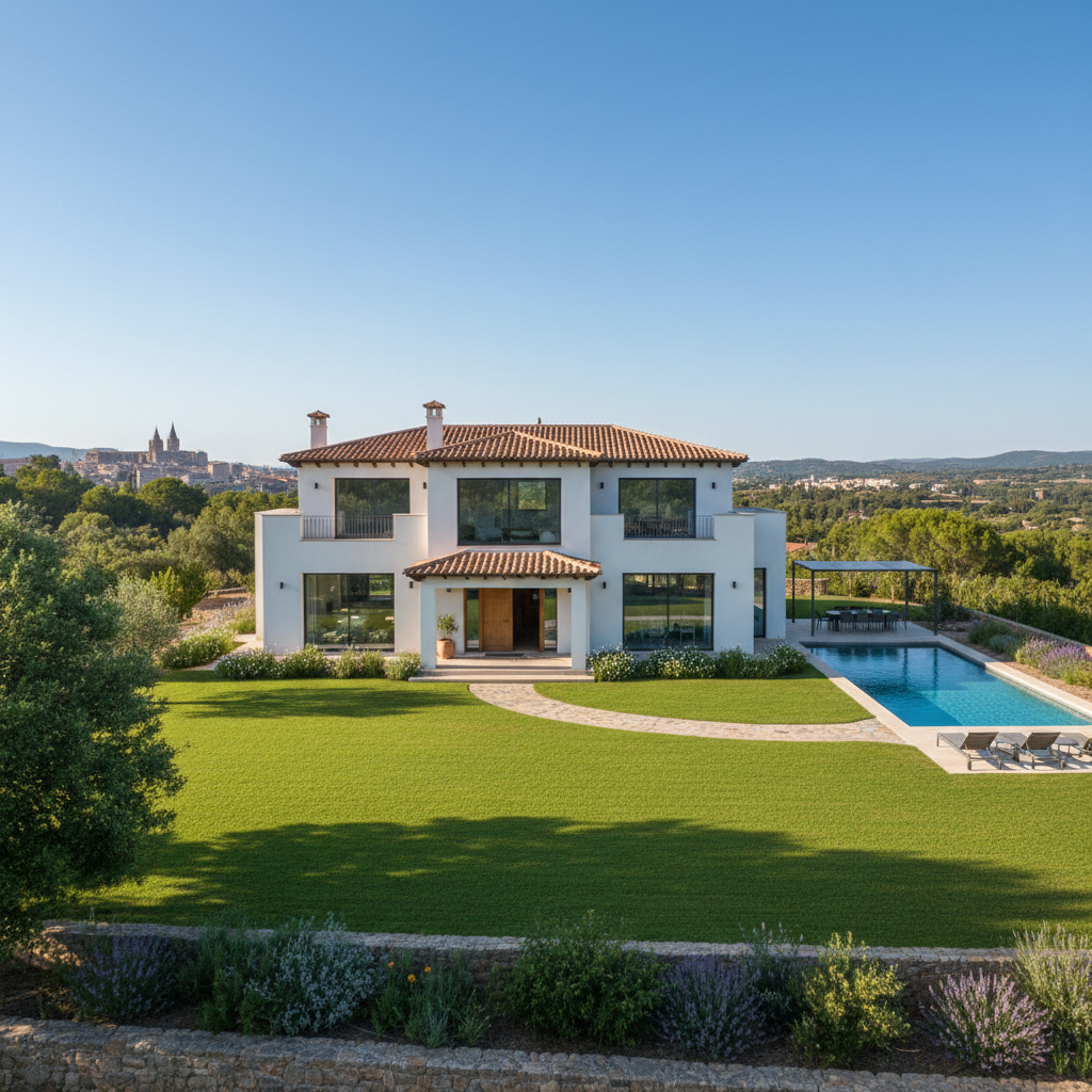 Casa amb jardí a Girona